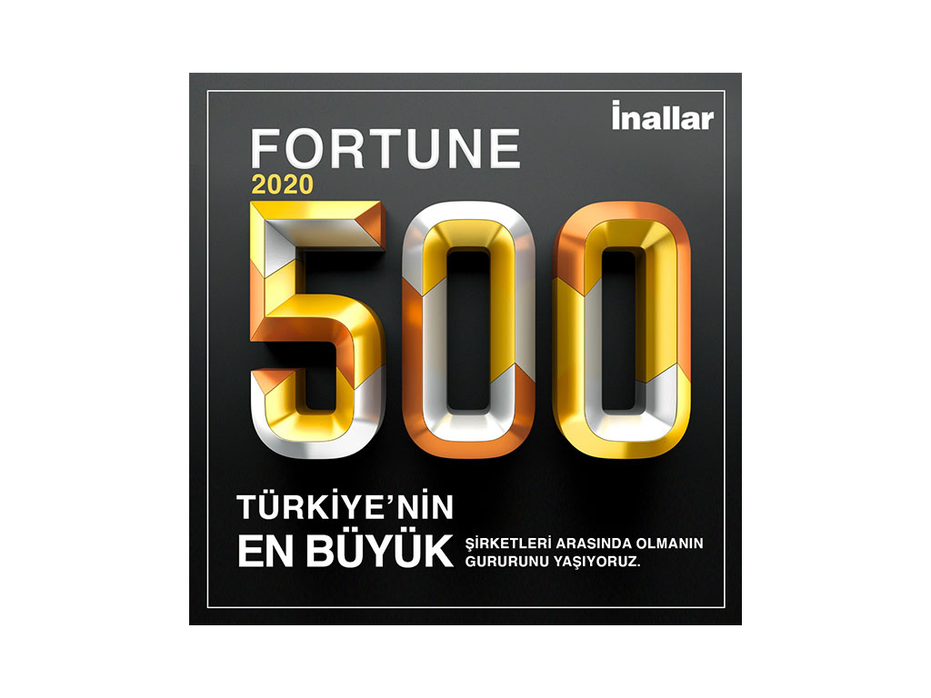 Türkiye'nin En Büyük 500 Şirketi Arasında Yer Aldık.