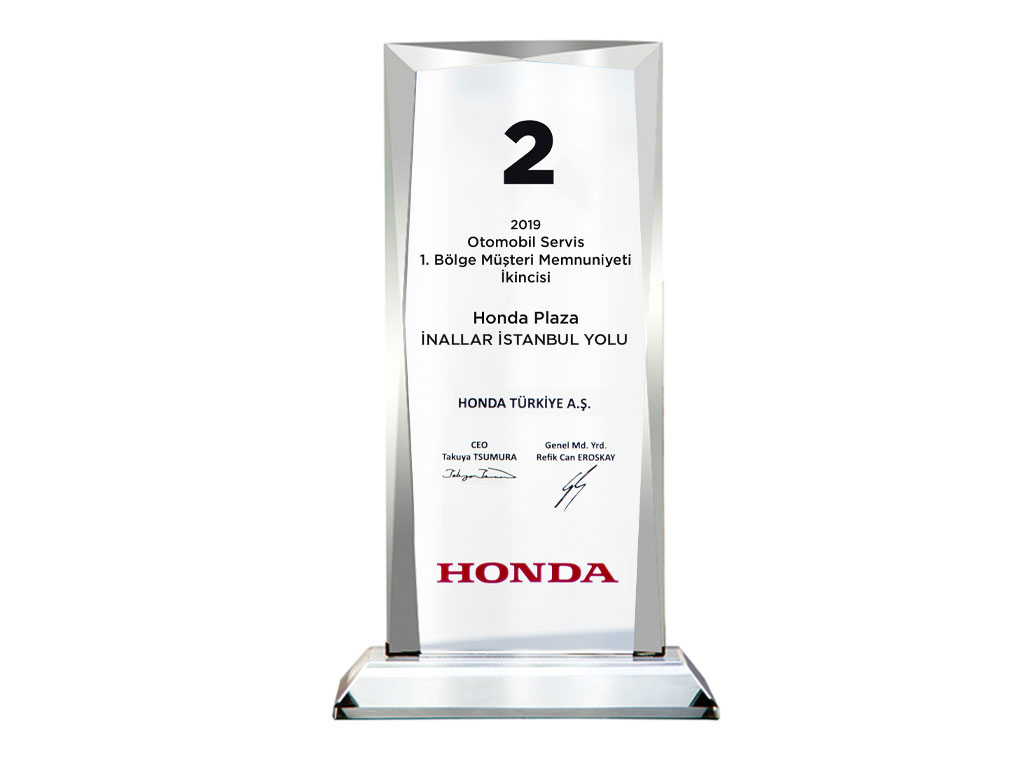 Honda Satış Sonrası Hizmetler Müşteri Memnuniyeti Türkiye 2.'si