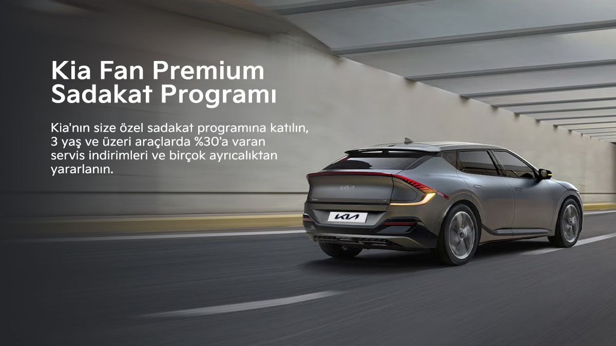 3 Yaş Üzeri Kia'nıza %30 İndirim